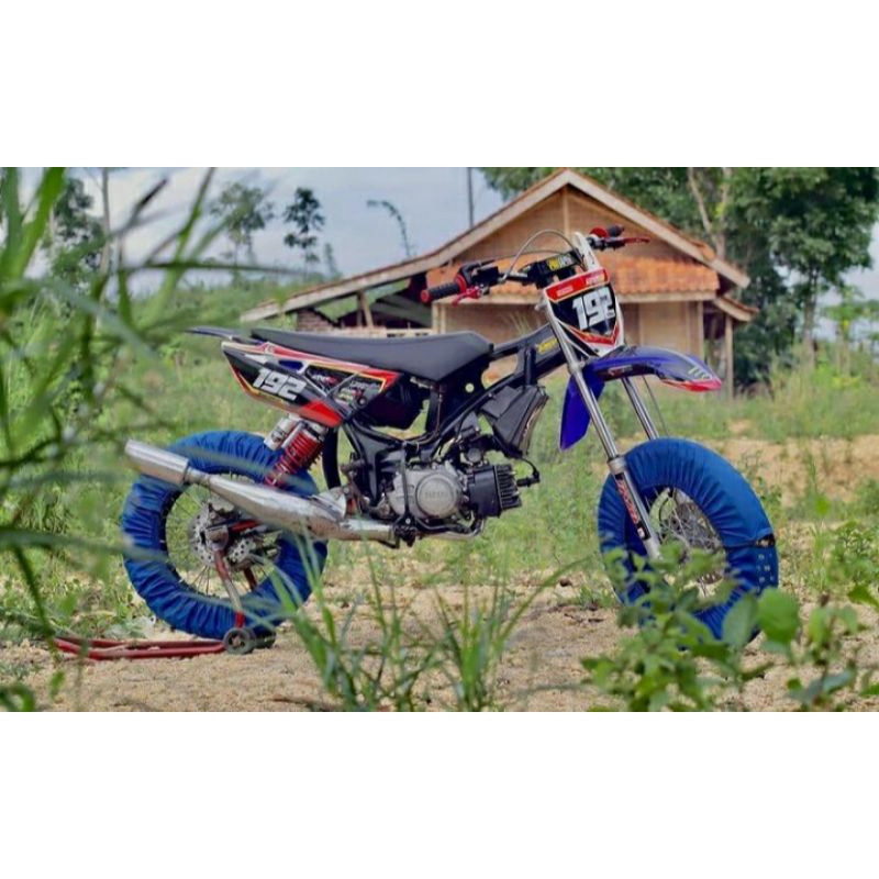 Cover Ban motor/Sarung Ban motor KLX150,250,KTM,CRF150,WR150,BEBEK MODIF,GASTRACK / MOTOR MODIFIKASI