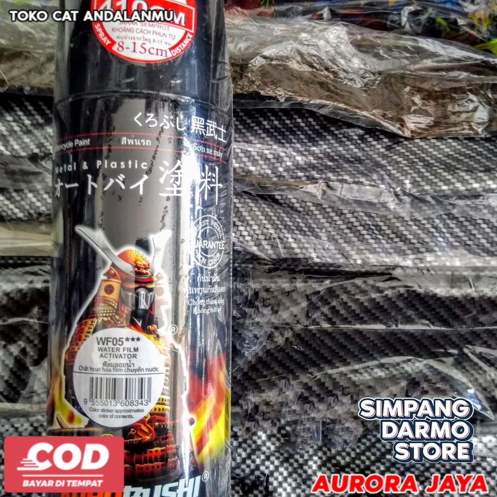 Paket Samurai Activator dan Carbon Water Film Transfer Karbon Cat Celup Aktifator Aktivator - Toko C