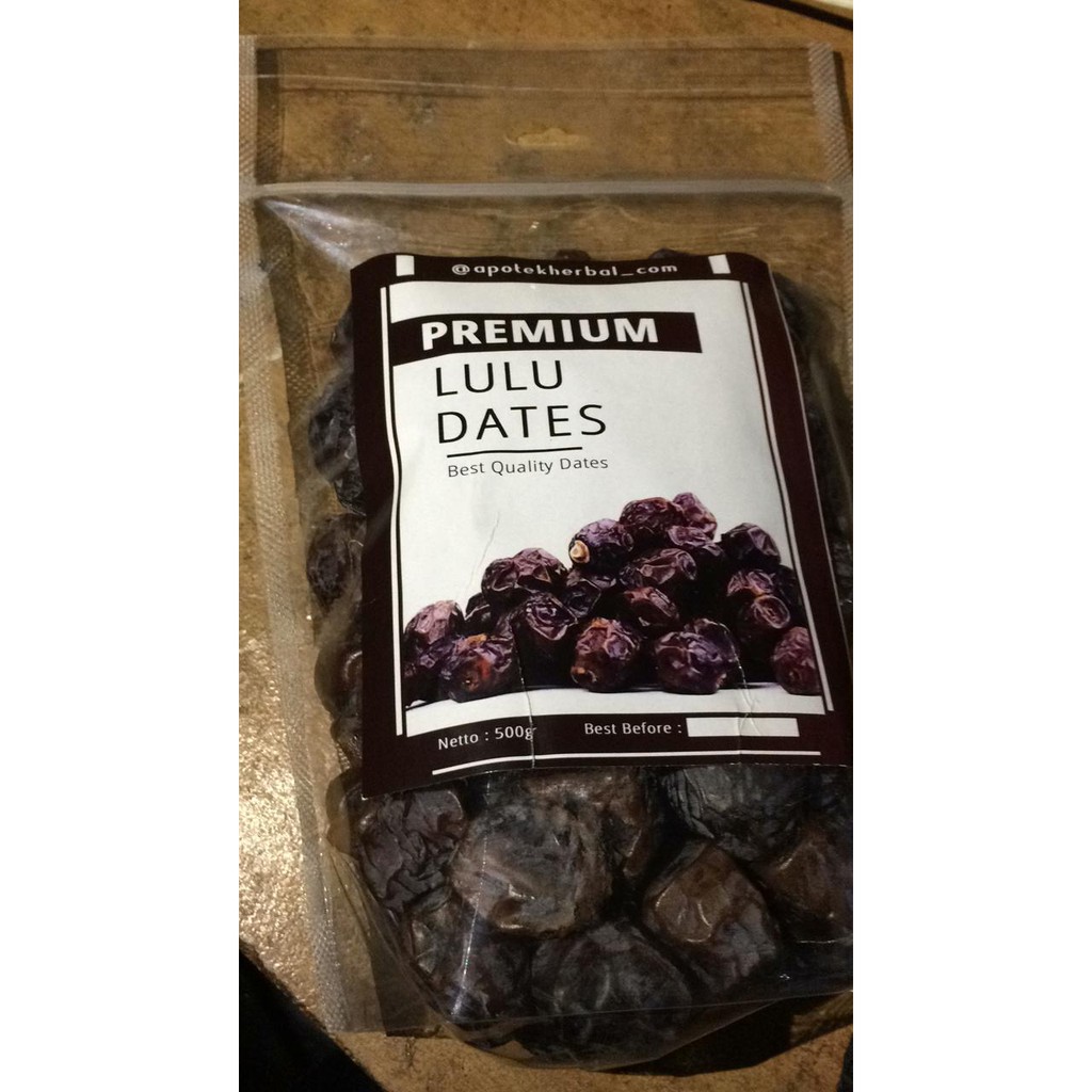 

Kurma Lulu Saudi Dates Kemasan Premium Khalas Dates Kurma Kalas 500gr