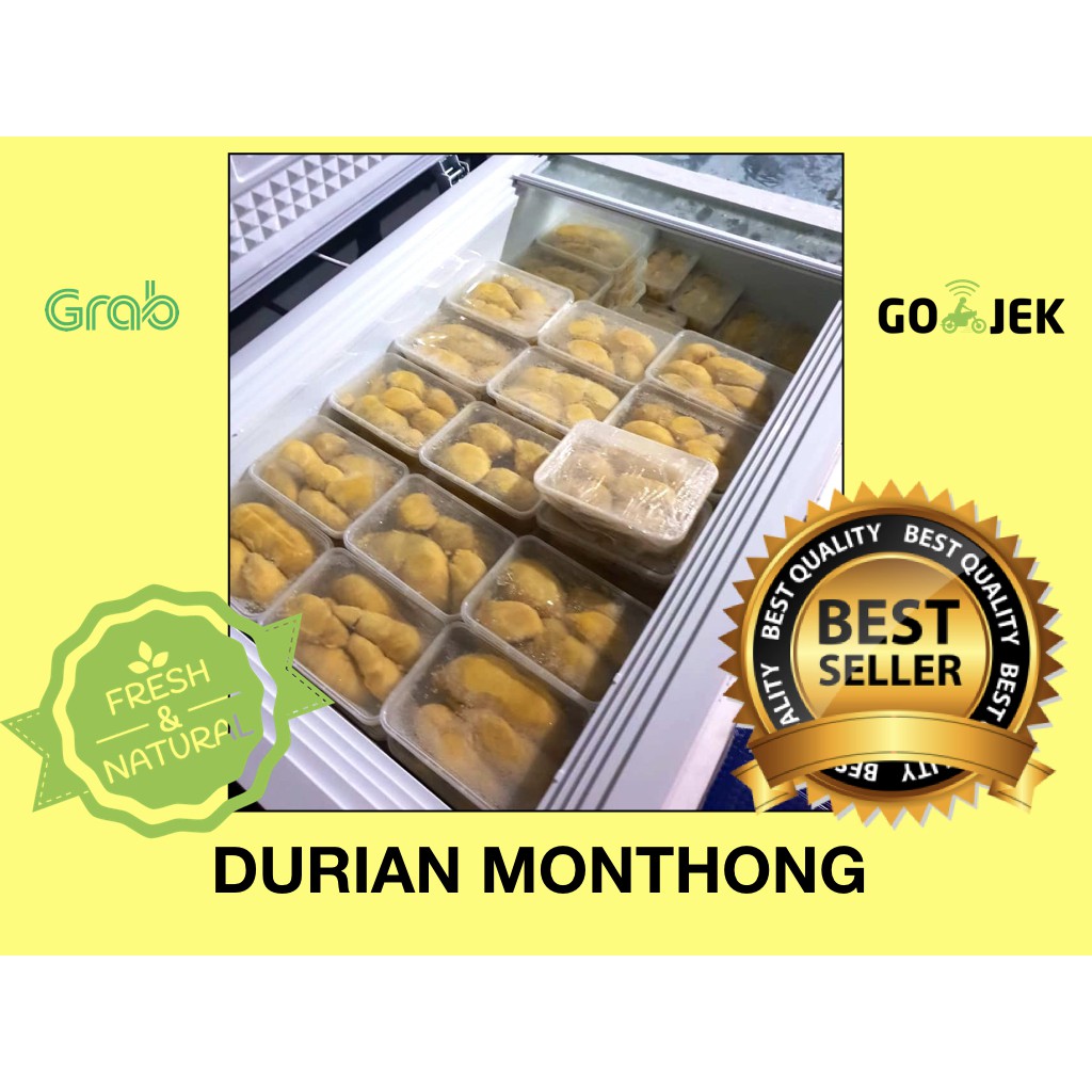 

DURIAN MONTHONG / MONTONG THAILAND - 100% MANIS - EXPORT QUALITY