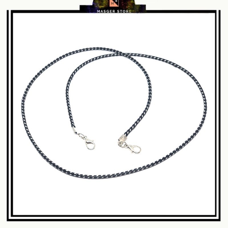 Kalung Strap Masker Tali Masker Kalung Mask Chain-Rope Black