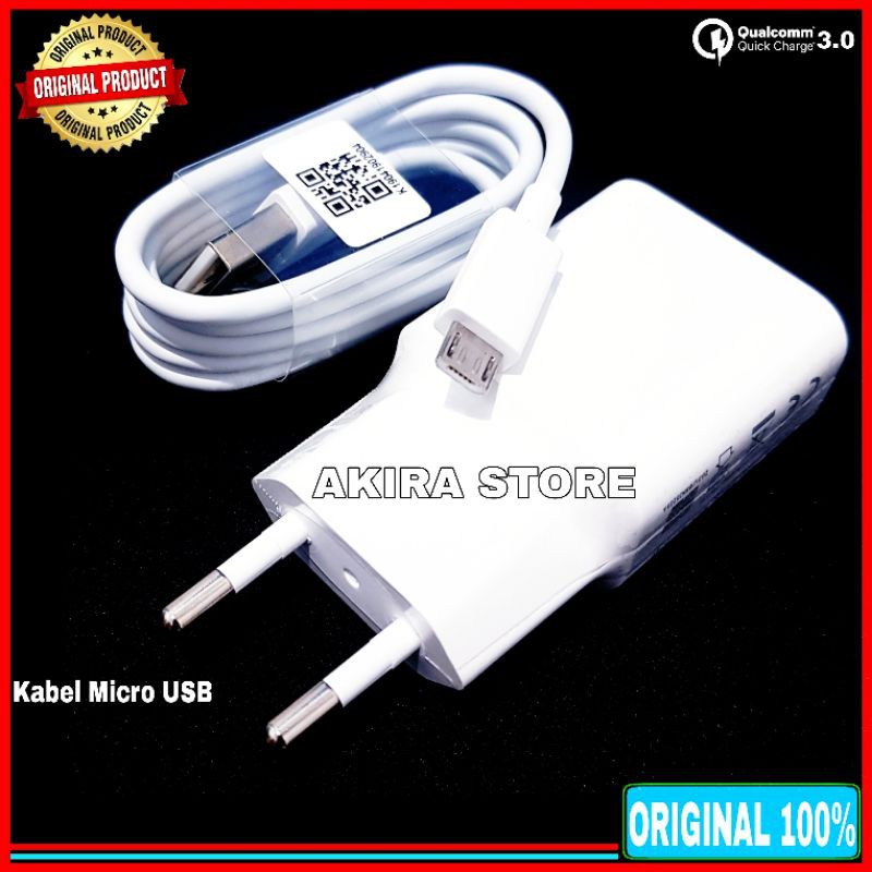 Charger Xiaomi Redmi Note 5 Note 5 Pro Original 100% Fast Charging Micro USB