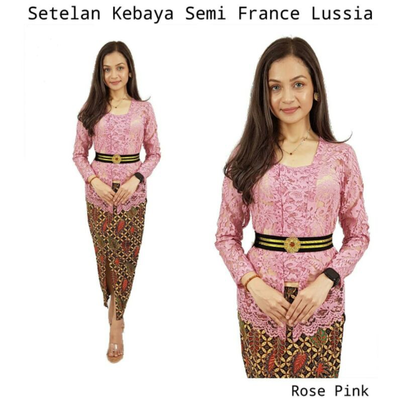 Kebaya bali jadi lengan panjang semifrance (kebaya saja)