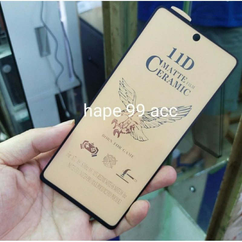 Xiaomi Redmi Note 9 Note 9 Pro anti gores nano ceramic film matte full screen