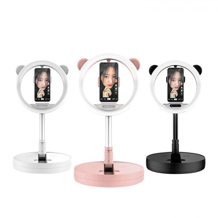 TOP4399 ROCKWARE RW-G2 - Selfie Ring Fill Light LED with Foldable Stand