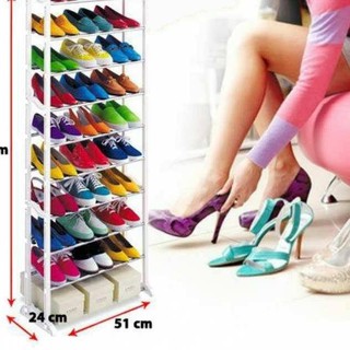 Amazing Shoe Rack Rak Sepatu Portable 10 Susun Shopee Amazing Shoe Rack Rak Sepatu Portable 10 Susun Shopee