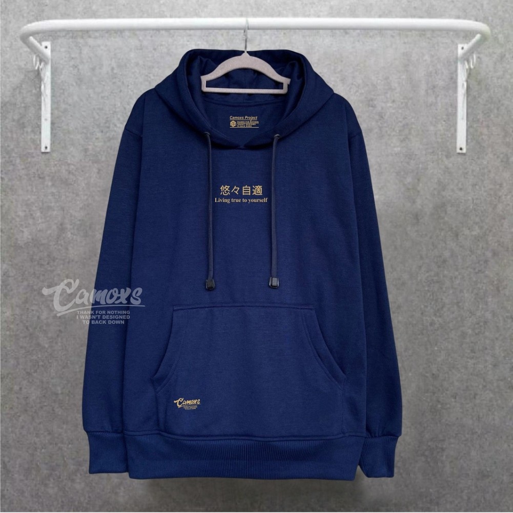 Hoodie Pria Cod Aesthetic Original Camoxs Brand Distro Kota Bandung Terbaru Terpopuler Dan Terlaris Oversize Unisex Sweater Hodie Navy List Japan Living True To Yourself