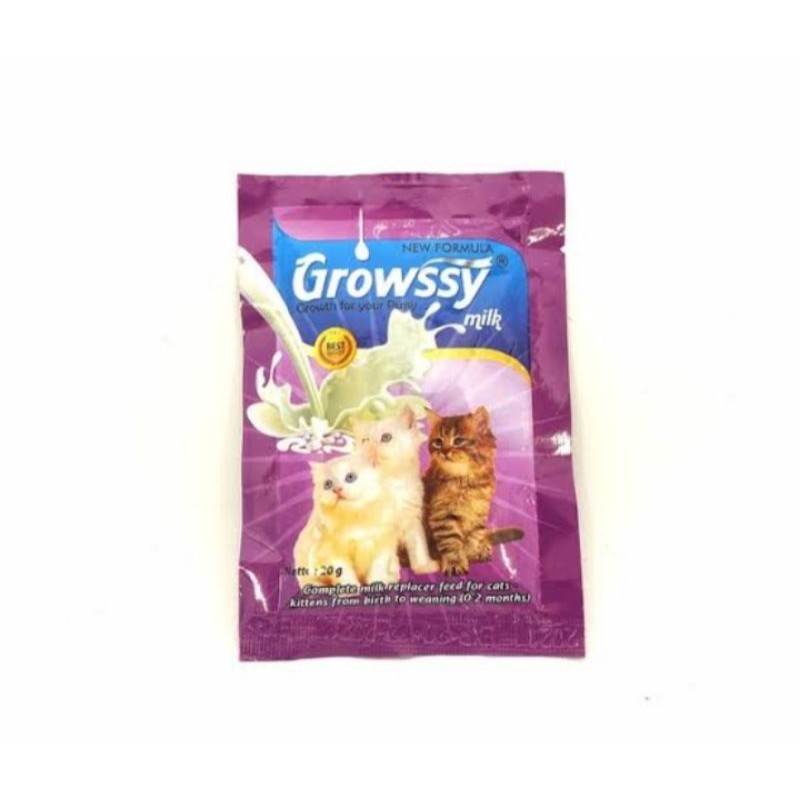 SUSU GROWSSY KITTEN - Susu kitten - Susu kucing - Susu anak kucing 20gr