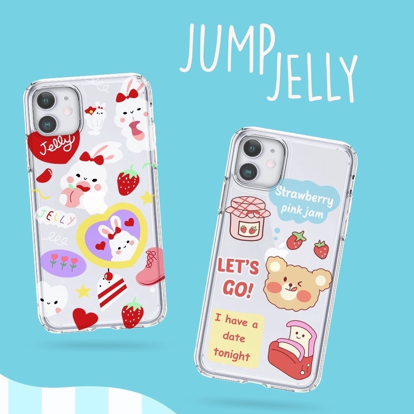 Jump Jelly printing anticrack case vivo Y53S 4G y15s y15a y01 y21 y91 y93 y95 y91c y91i y71 y53 y65 y55 y51 y81 y83 y17 y12 y15 y11 y12i y19 y30 y50 y20 y12s y20i y51 2020 Y21 2021 Y21S Y33S