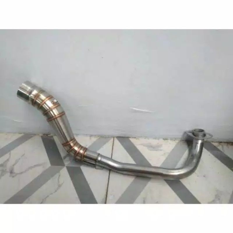 leher knalpot racing pipa leher samping beat dan scopy