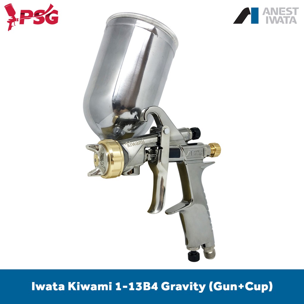 Jual Iwata Kiwami 1 13B4 Gravity (Gun+Cup) Spraygun Shopee Indonesia