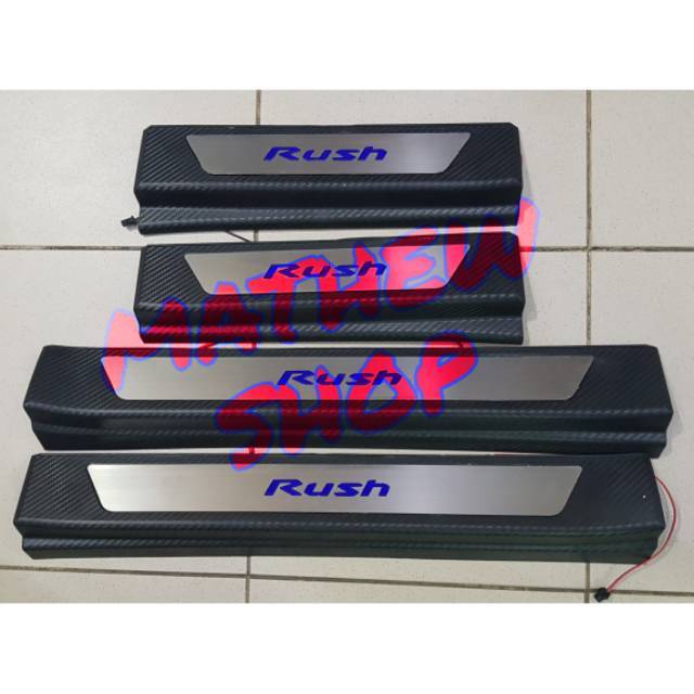 Door Sillplate Sill plate All New Rush 2018 2019 2020 2021 2022 2023 2024 With LED / Sill Plate Samp