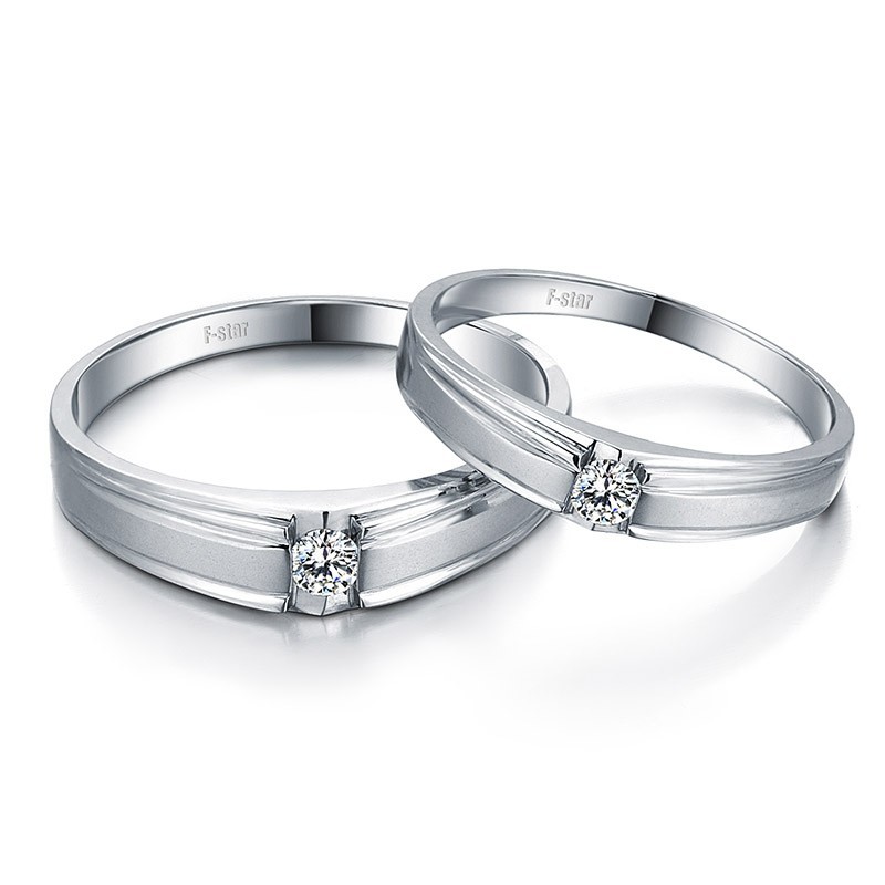 Cincin Pengantin Asli Cincin Lamaran Couple Emas Perak Palladium Cincin Couple Ukir Nama CP127