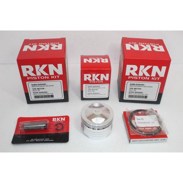 Seher Piston Kit Beat XB Bore Up 53 53.5 54 RIKEN RKN Japan Quality