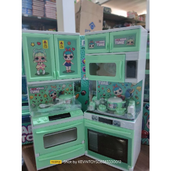 HAPPY KITCHEN HELLO KITTY / HAPPY KITCHEN LOL / MAINAN MASAK MASAKAN DAPURKU SET LENGKAP