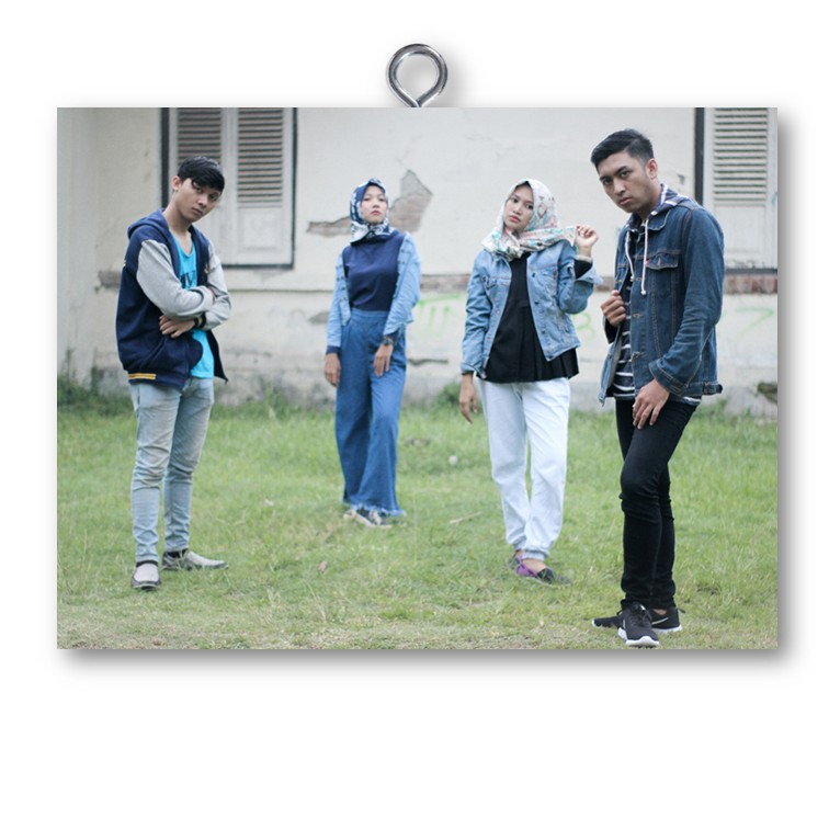 Hiasan dinding custom Walldecor Print foto kayu MDF / cetak foto kayu MDF