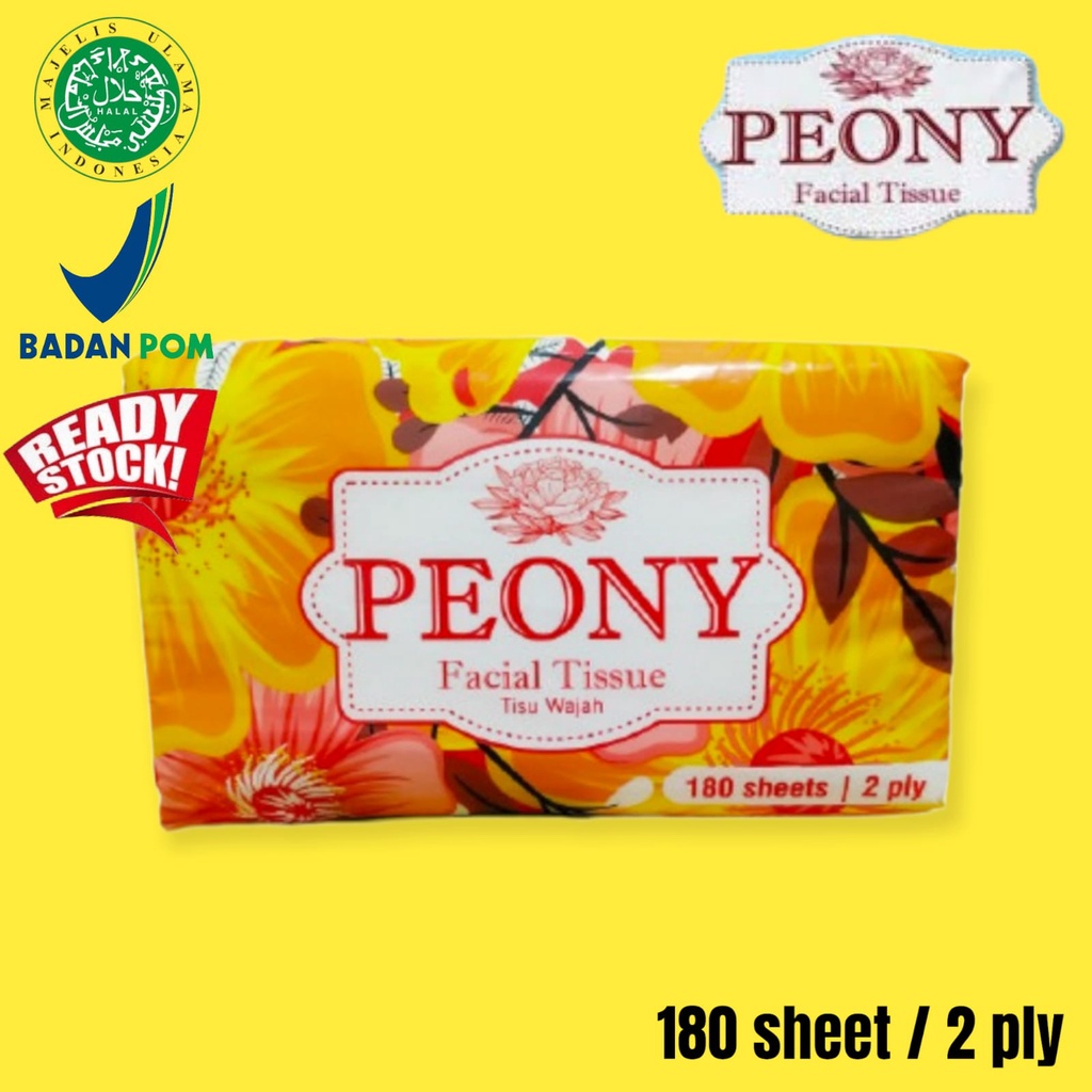 BELLA - TISSUE FUSIA PEONY TISU CLEAN PLUS 180 SHEET 2PLY FACIAL WAJAH