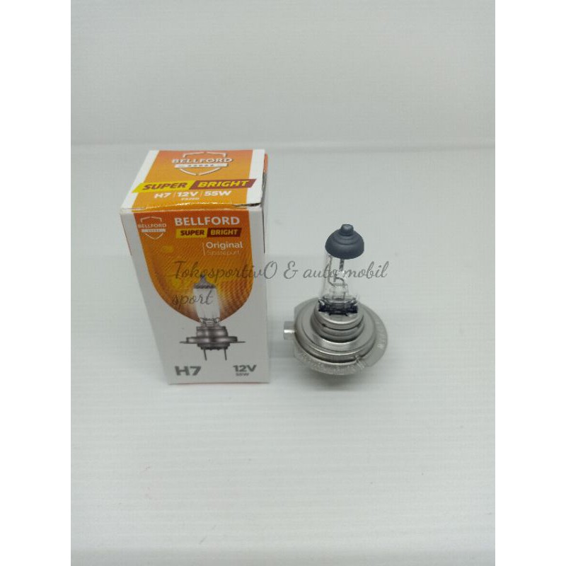 Lampu bohlamp H7 12v 55w halogen Made in Jerman Lampu h7 mobil original standard