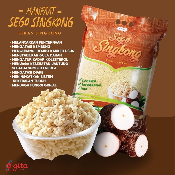 

978qW Sego Singkong / Beras Singkong700Gr W5Q0112