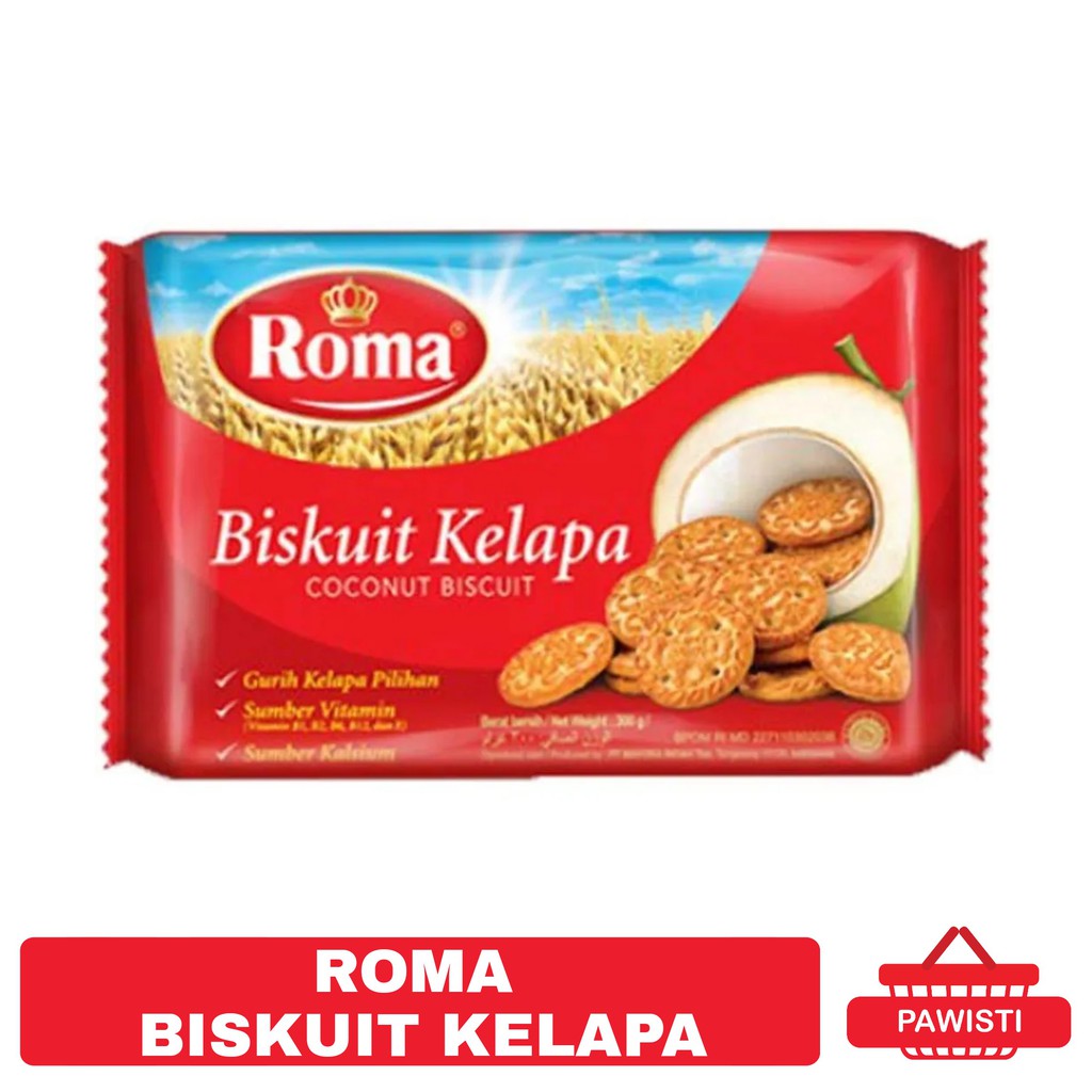 

ROMA BISCUIT KELAPA 300 gram