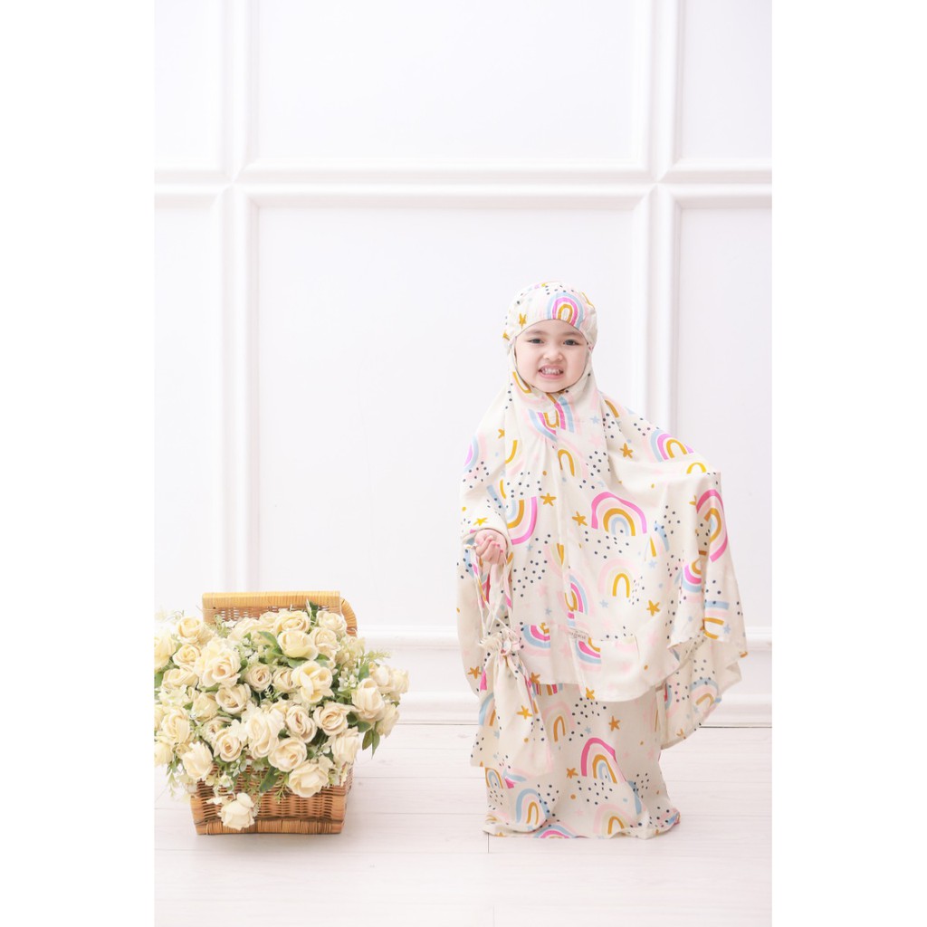 BBCKIDSWEAR MUKENA ANAK MECCA PRAYER SET ANAK MUKENA ANAK RAYON PREMIUM