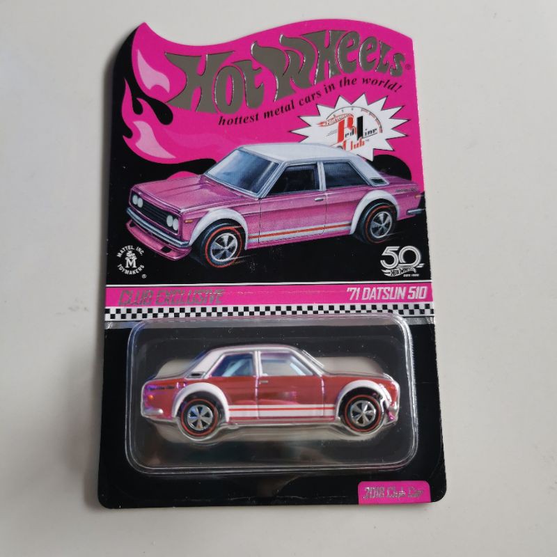 hotwheels datsun 510 RLC Pink