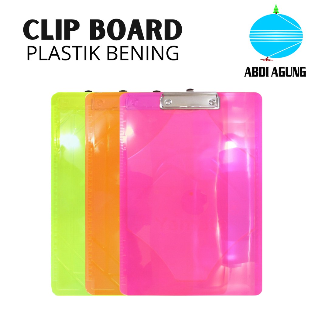 

Papan Jalan / Clip Board Plastik Transparant