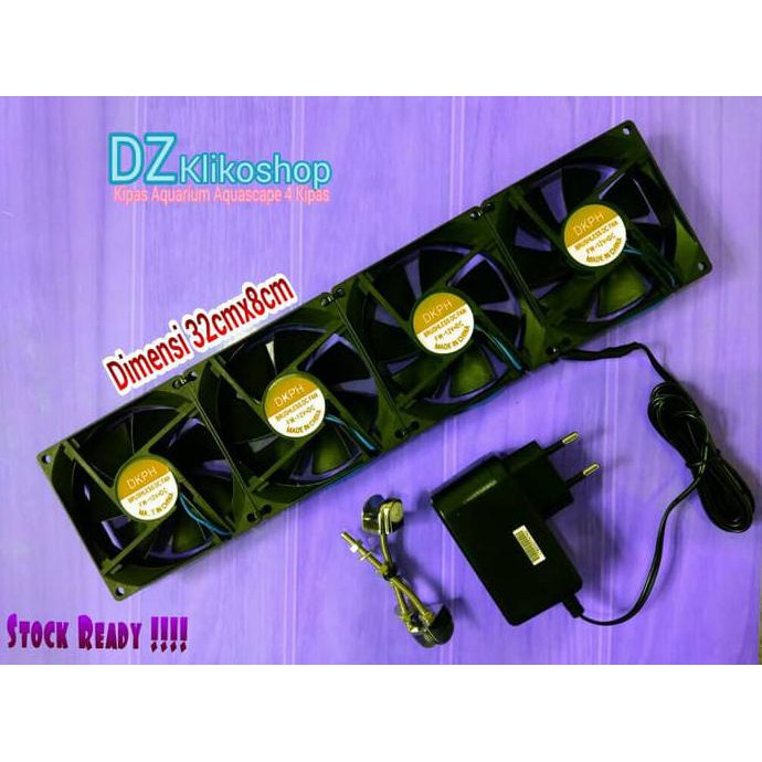 disini aja KIPAS PENDINGIN COOLING FAN AQUARIUM AQUASCAPE 4 KIPAS. the best