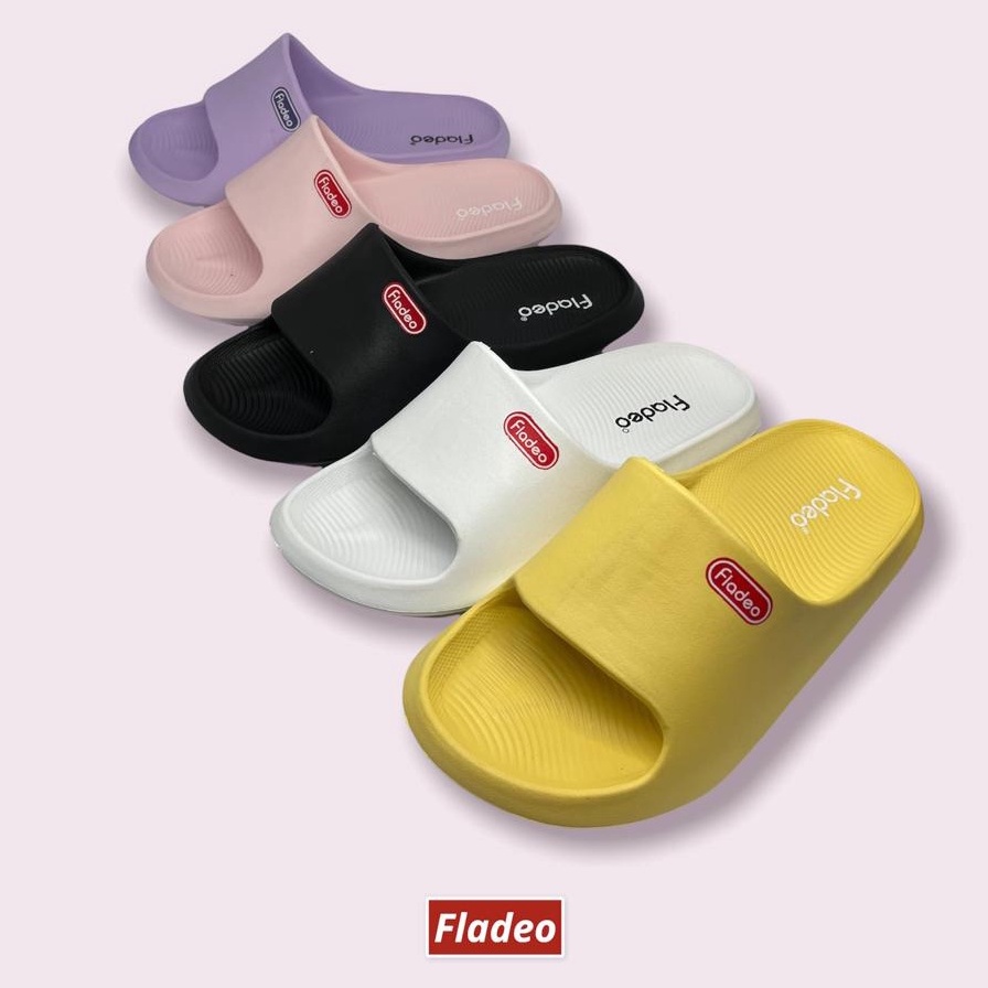 Sandal Selop Karet Fladeo - Sandal selop karet wanita original - Sandal  Slop karet wanita