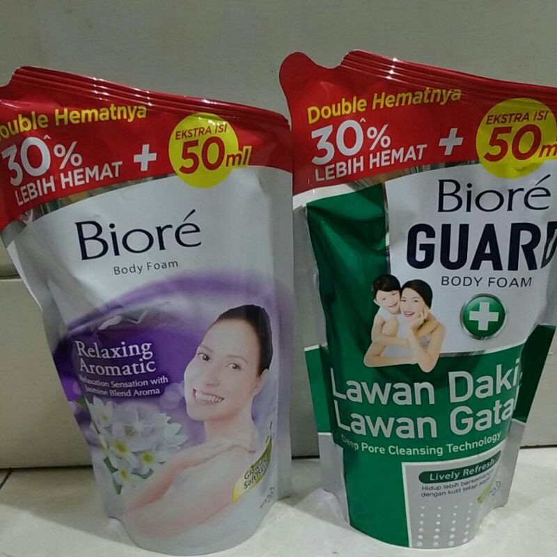 Biore Guard Lively Refresh / Relaxing Aromatic 800ml Sabun Mandi Cair