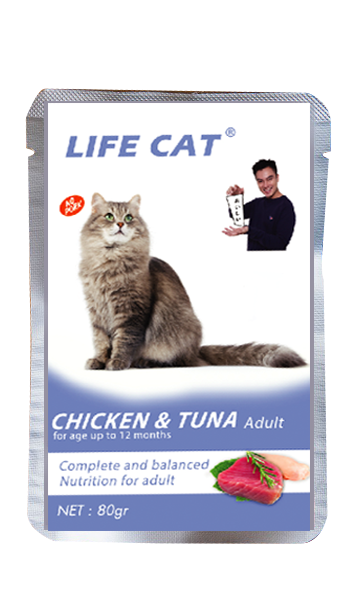Image of LIFE CAT Pouch 85gr Wet Cat Food / Makanan Kucing Basah 85Gr #5