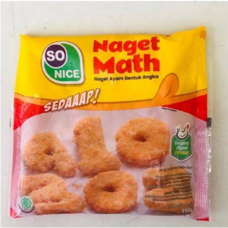 

SoNice Chicken Nuget Math 250gr