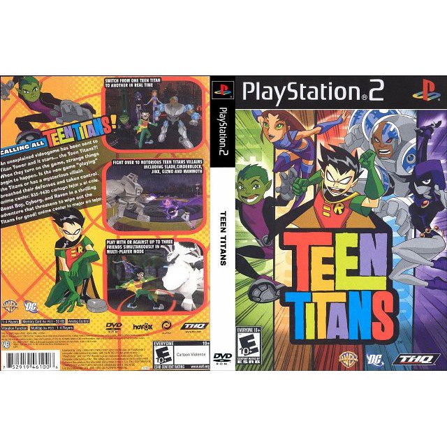 Kaset Ps2 Game Terbaru Teen Titans