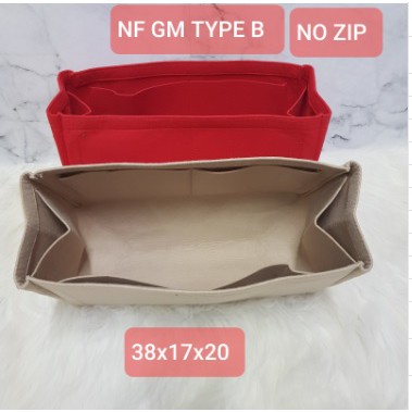 Bag organizer for neverful GM / large tote bag / insert bag