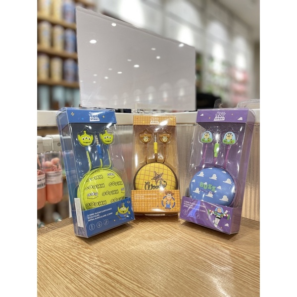 MINISO X TOY STORY Earphones with case / earphone toy story / earphone murah miniso
