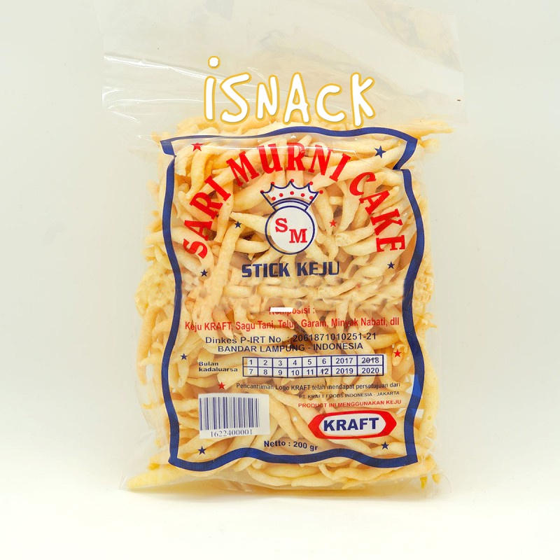 

Stik Keju Sari Murni Cheese Original Lampung 200g