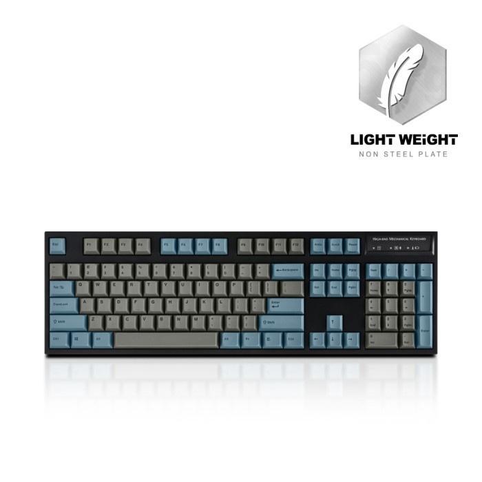 Leopold NP900RBT Grey Blue Bluetooth Mechanical Gaming Keyboard