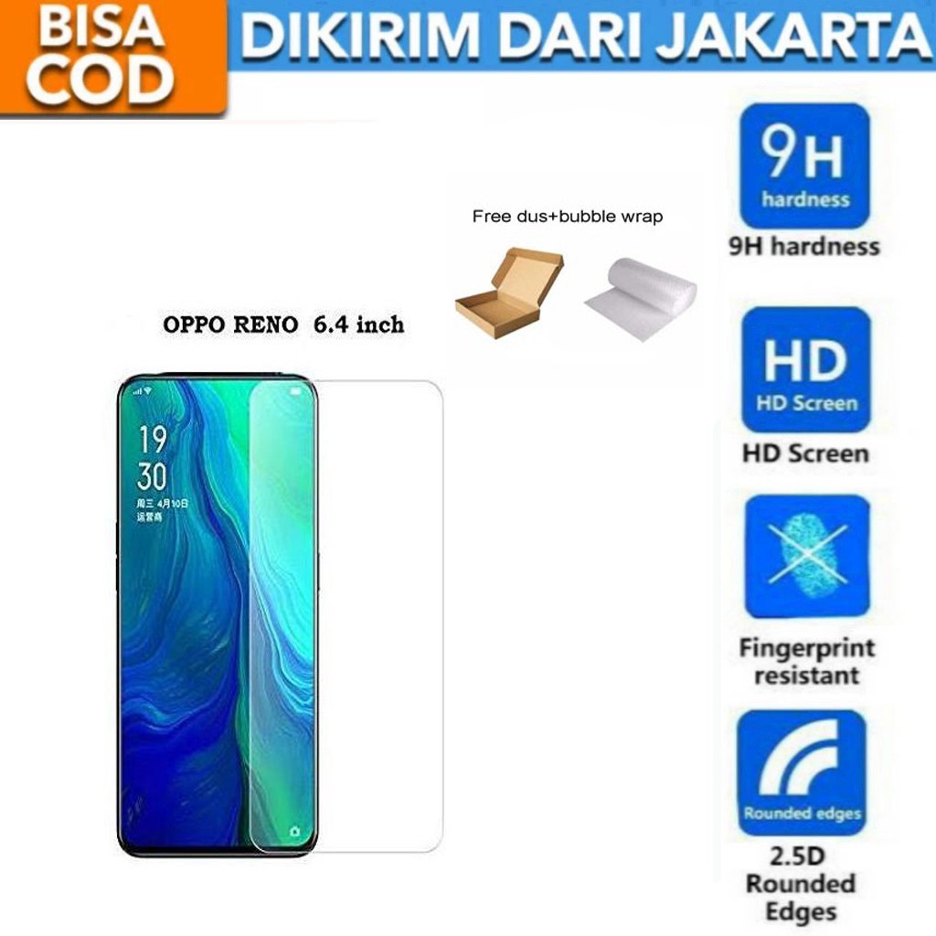 Oppo Reno 6.4 inch Tempered Glass Screen Protector Anti Gores