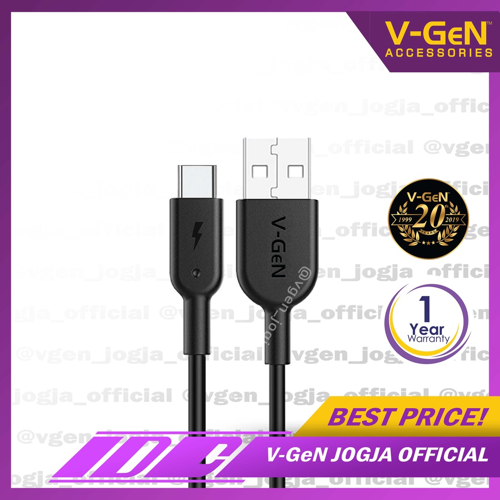 USB Type C V-GeN VCB-18 Fast Charging 2 Meter