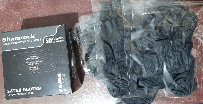 Black Latex Glove