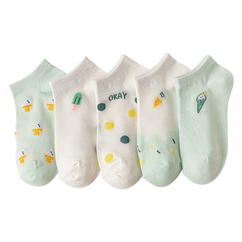 MURMURE.ID | KAOS KAKI WANITA MOTIF KARAKTER CUTE KAOS KAKI PENDEK MOTIF SEMATA KAKI IMPORT MURAH-4