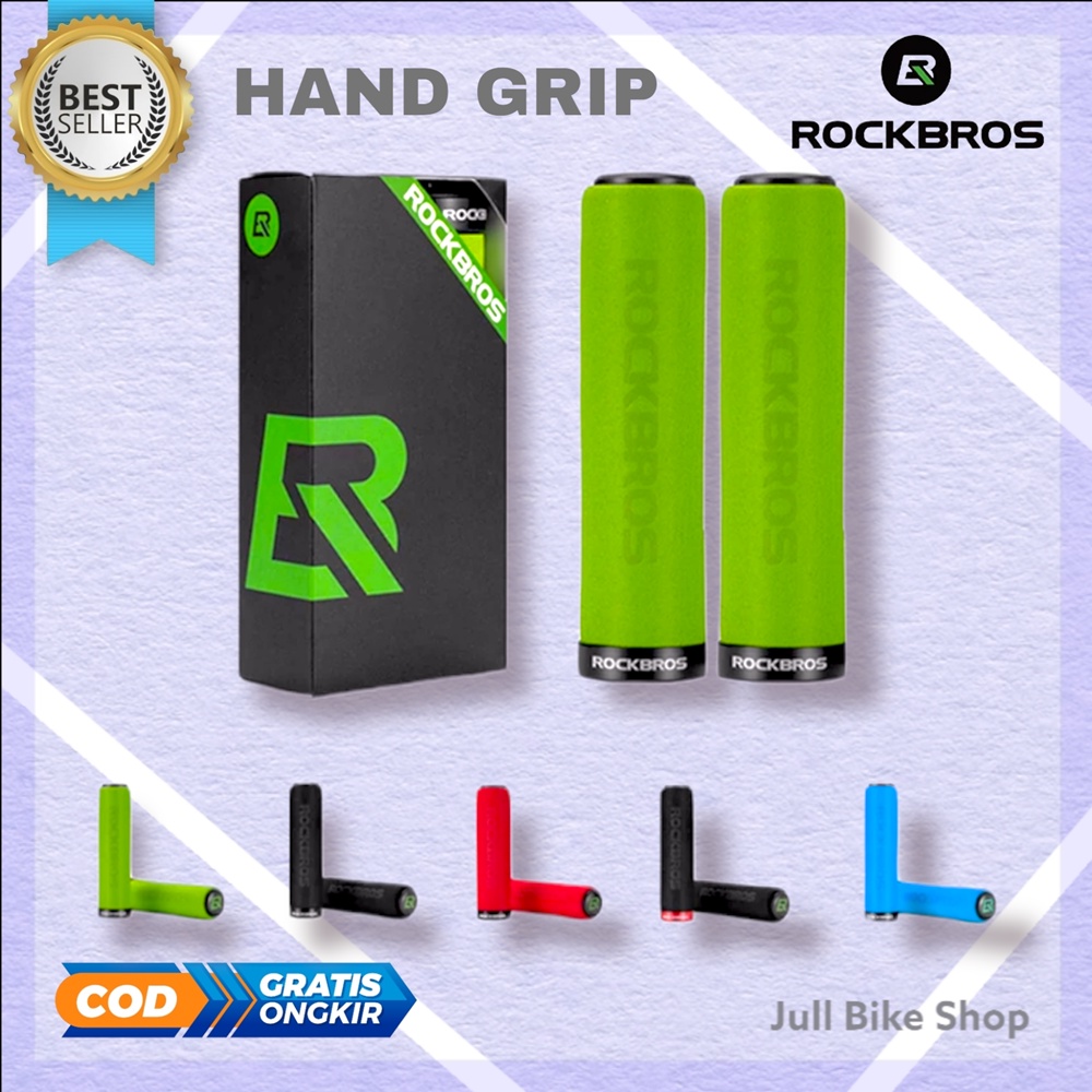 Grip Rockbros spons dengan lock pengunci handgrip rockbross handle mtb