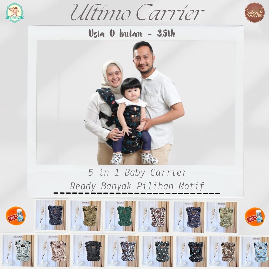 (FREE HAGMI) Ultimo Carrier Gendongan Cuddle Me CuddleMe Hipseat