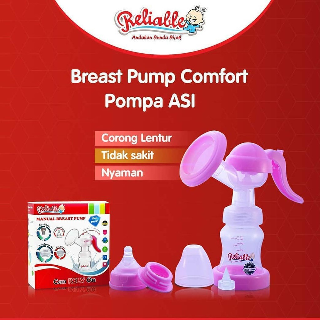 RELIABLE MANUAL BREAST PUMP RPS9910 POMPA ASI