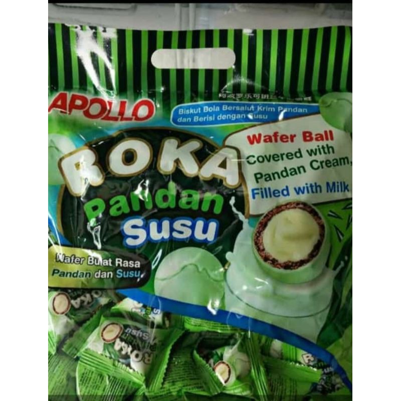 

Apollo roka pandan susu / cokelat susu isi 50 pcs