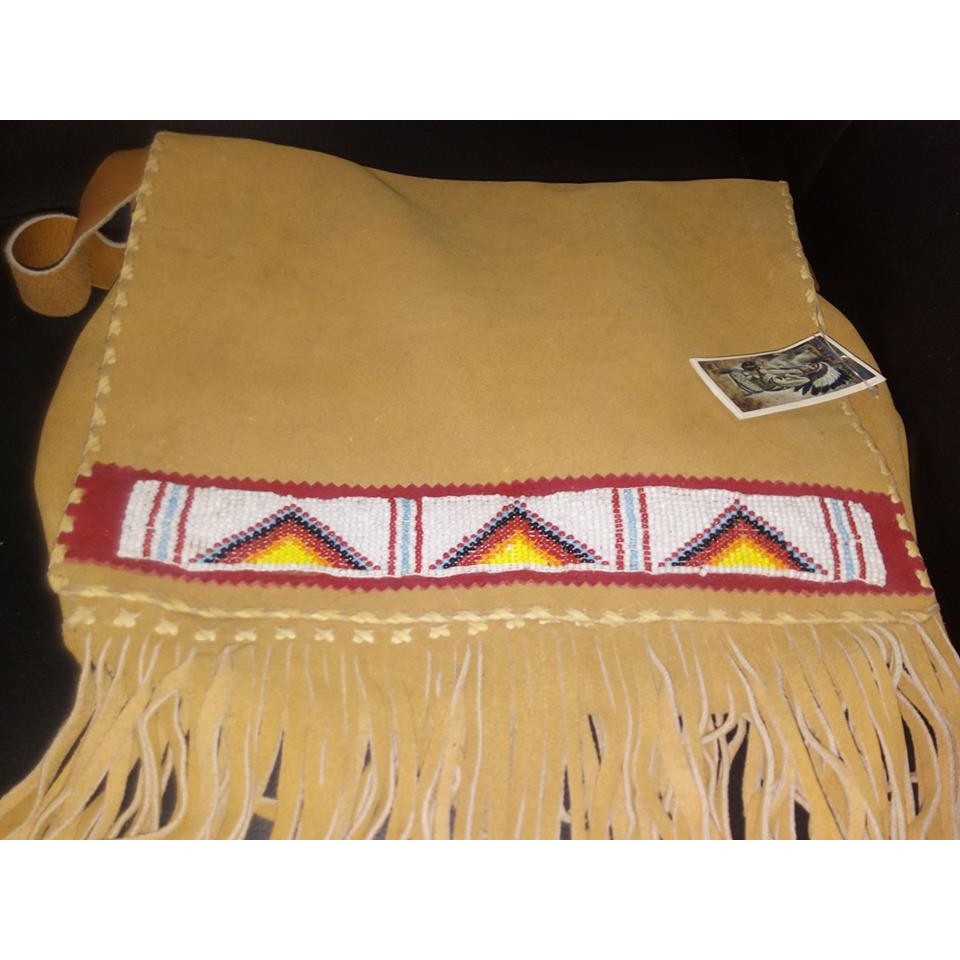 Tas Slempang Kulit Pria/Wanita Indiana