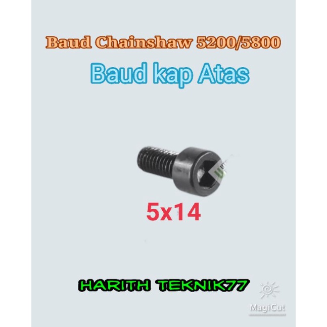 Baut Kap Mesin Chain Saw Kecil 5200 5800