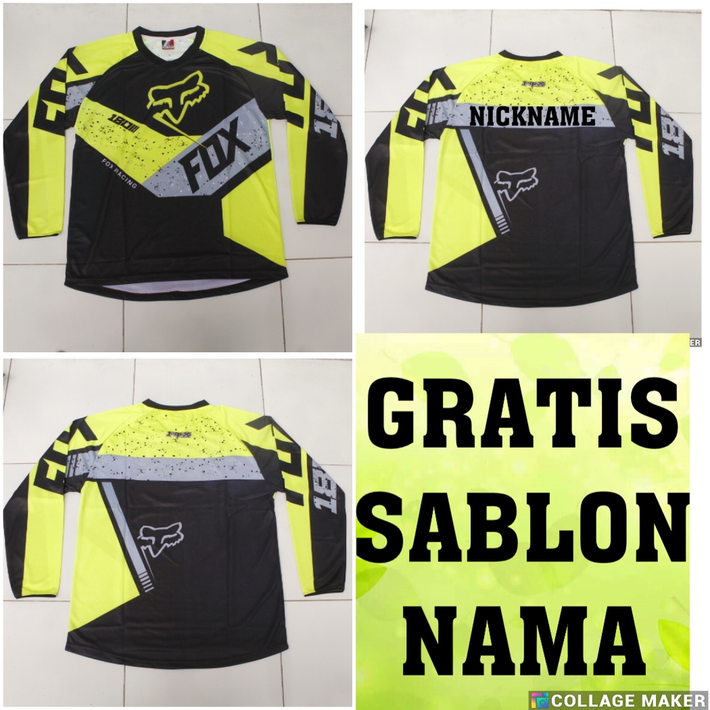 jersey baju sepeda dewasa baju motor cross baju balap motor dewasa