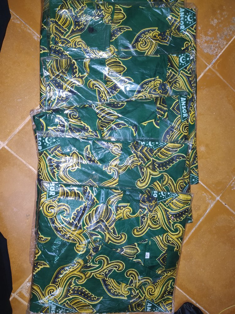 Kemeja Batik Ansor Motif Pisang Bali
