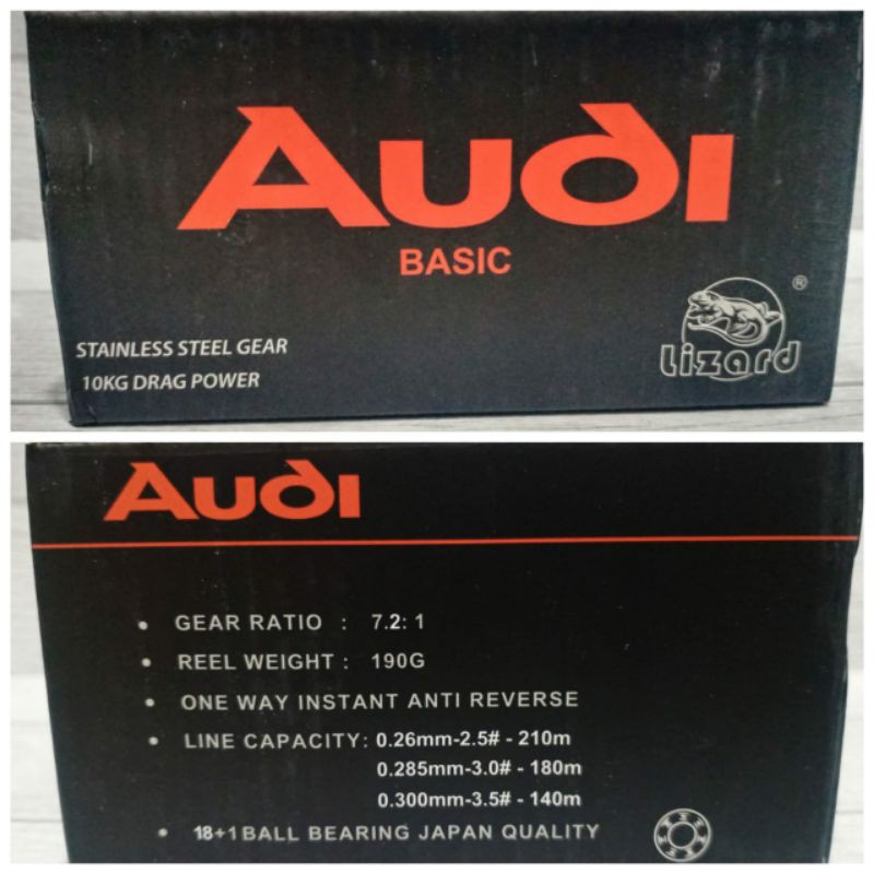 REEL BAITCASTING AUDI...19 BALLBEARING